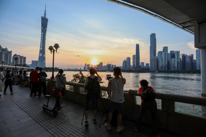 广州迎来全年“最迟日落”,比夏至更晚